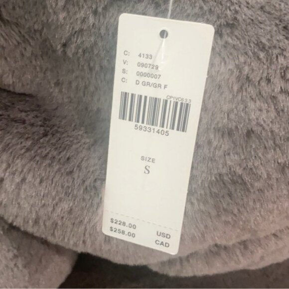 Maeve By Anthropologie Kerry Reversible Faux Fur Coat  Size Small - Picture 7 of 9